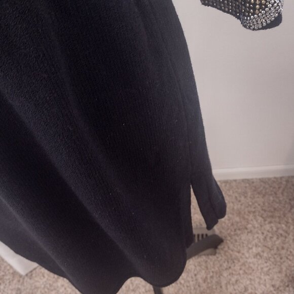 St John Evening Black Beaded Knit Dress - Picture 5 of 8